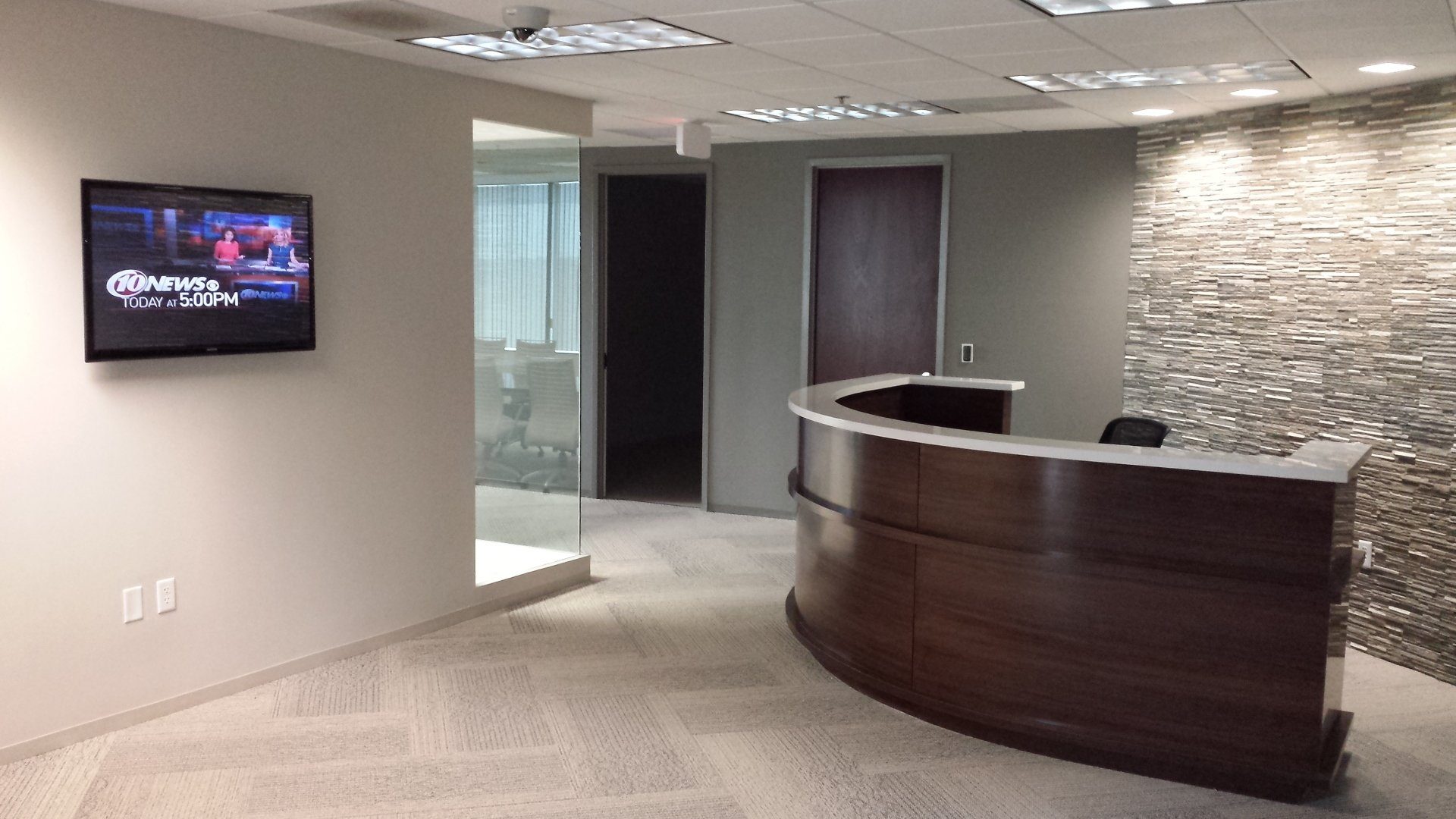 Commercial audio-video installation